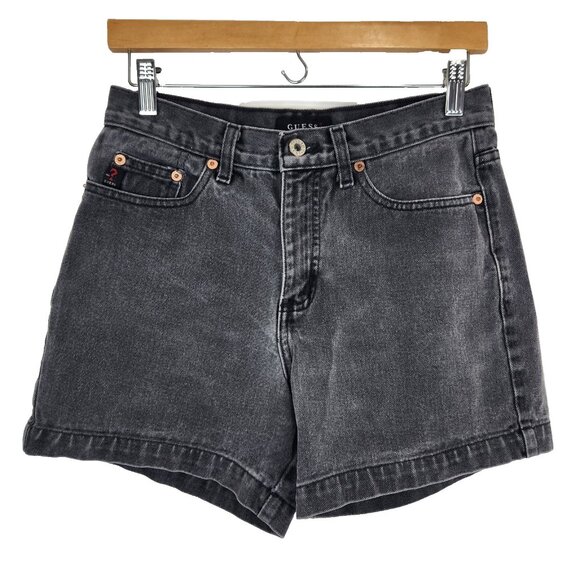 Guess Black Jean Shorts - Picture 1 of 10